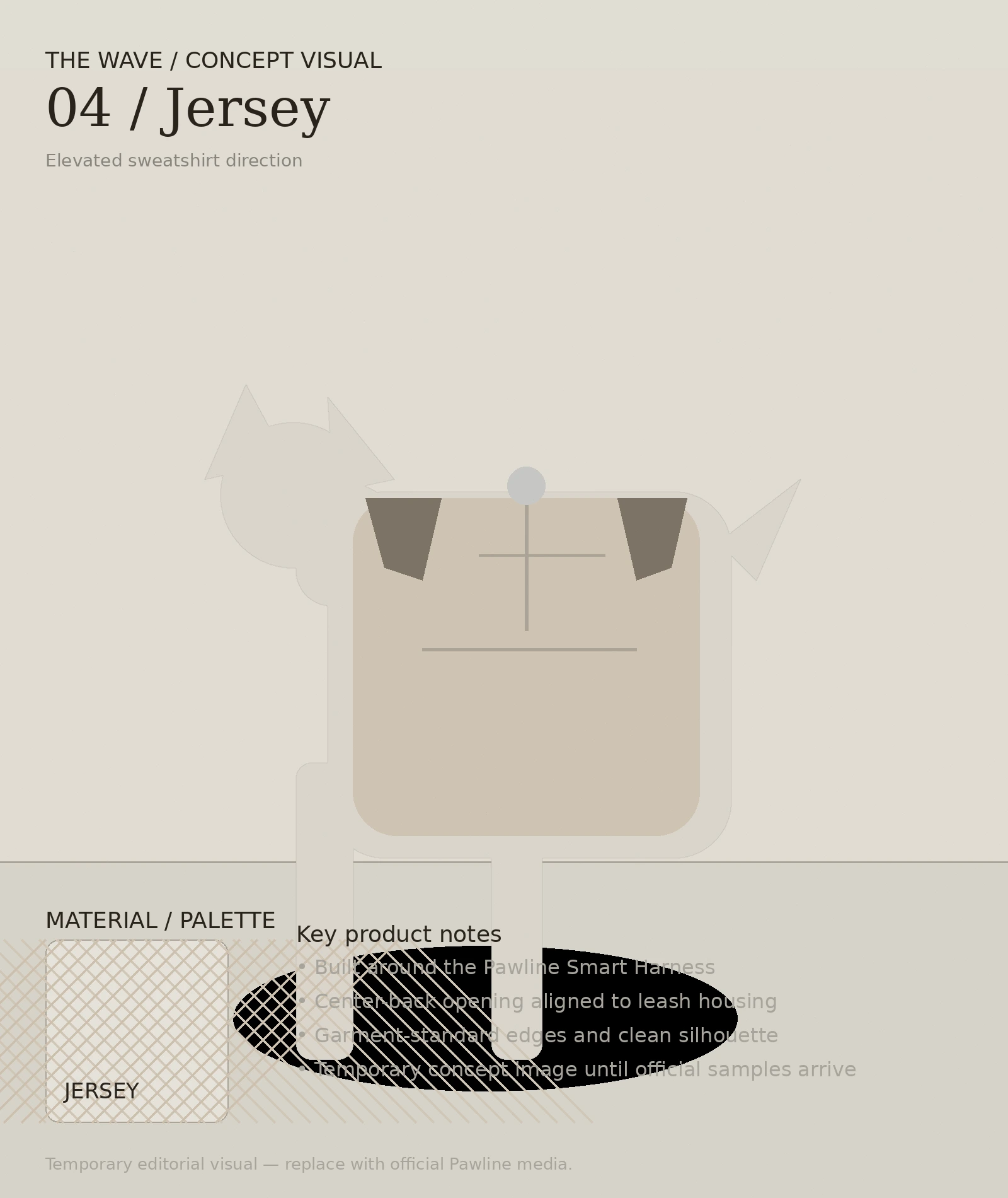 THE WAVE — Jersey — Pawline editorial visual