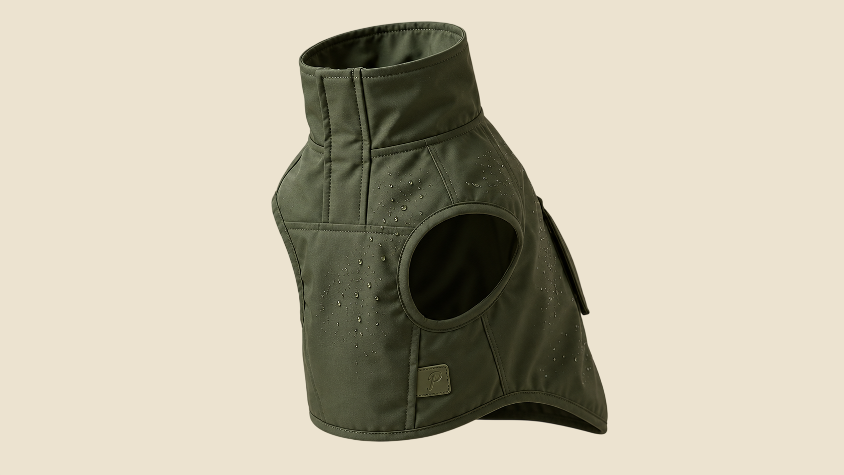 THE WAVE — Rain Jacket, green